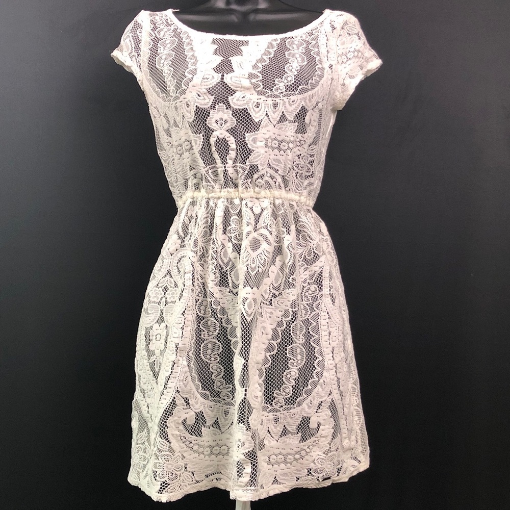 Holster White Lace Mini Dress size XS